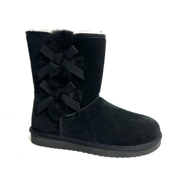 Koolaburra Womens Victoria Boot Black 9 M - Picture 1 of 6